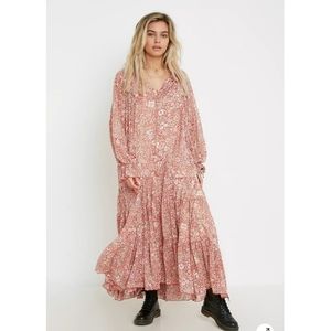 Urban Outfitters × Free People Feeling Groovy Floral Maxi Dress Sz/S
